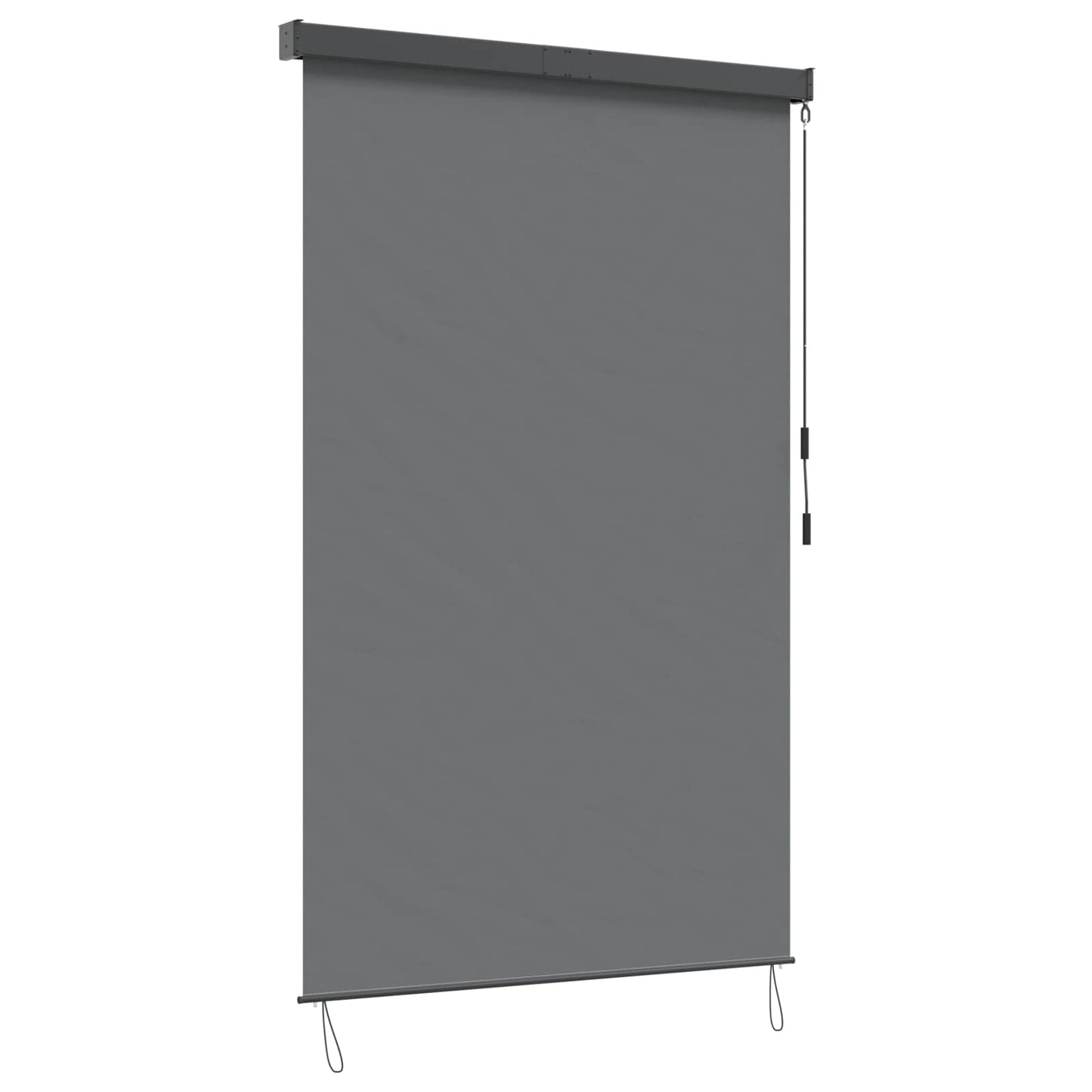 Rullegardin Lysegrå 100 x 250 cm Stof og Aluminium