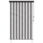 Rullegardin Anthracit og hvid 100 x 250 cm Stof og Aluminium