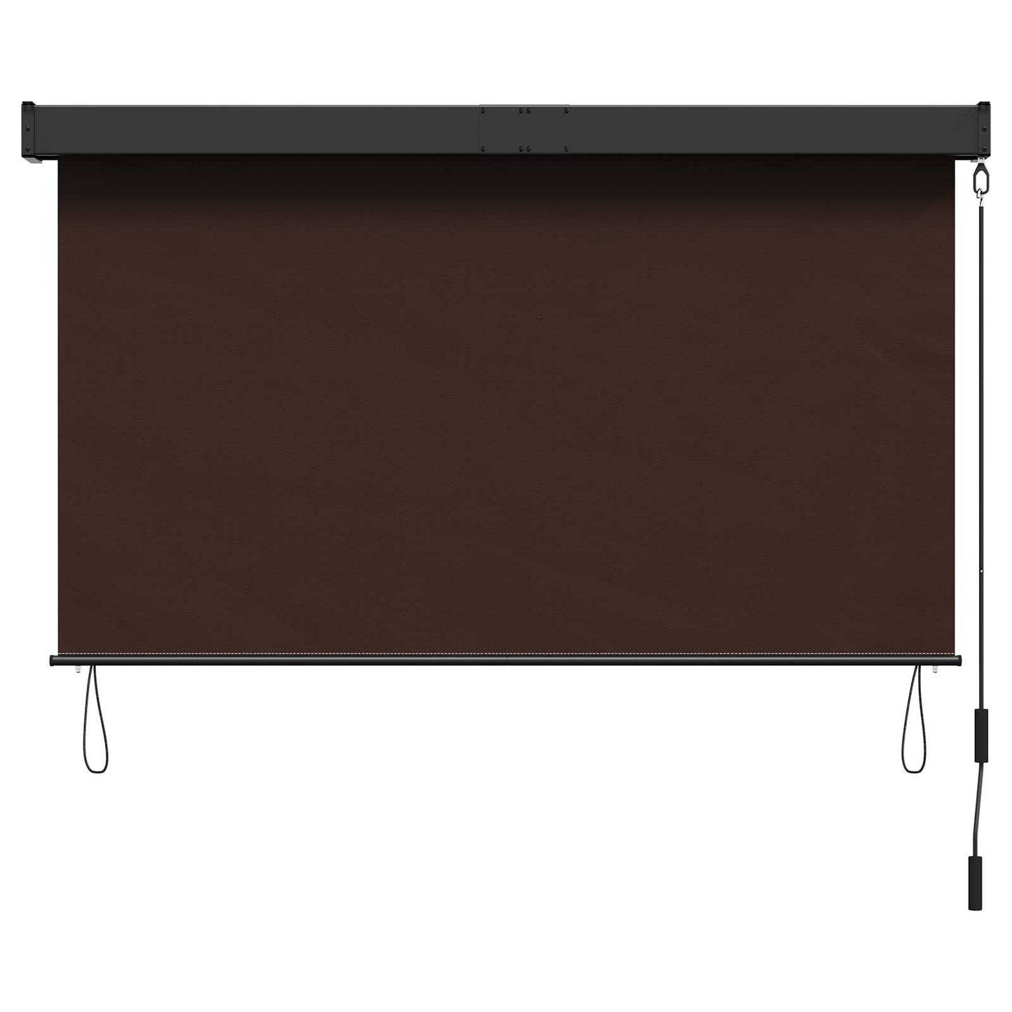 Rullegardin Brun 120 x 250 cm Stof og Aluminium