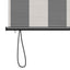 Rullegardin Anthracit og hvid 180 x 250 cm Stof og Aluminium