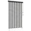 Rullegardin Anthracit og hvid 180 x 250 cm Stof og Aluminium