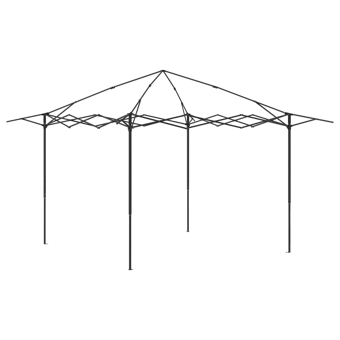 Gazebo uden Sidevæg 4 x 4 m Creme og antracit