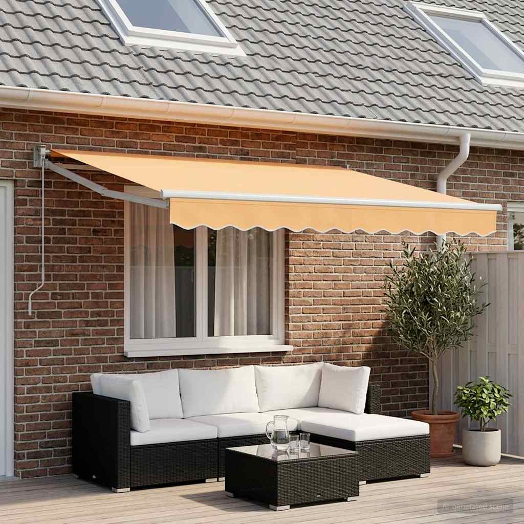 Reservedug til markise Sandfarvet 2,5 x 2 m Polyester