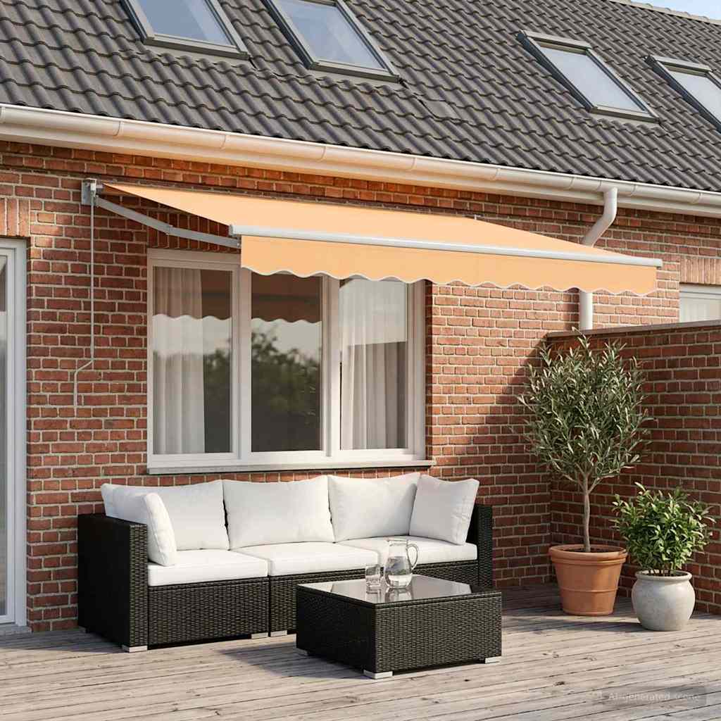 Reservedug til markise Sandfarvet 3,5 x 2 m Polyester