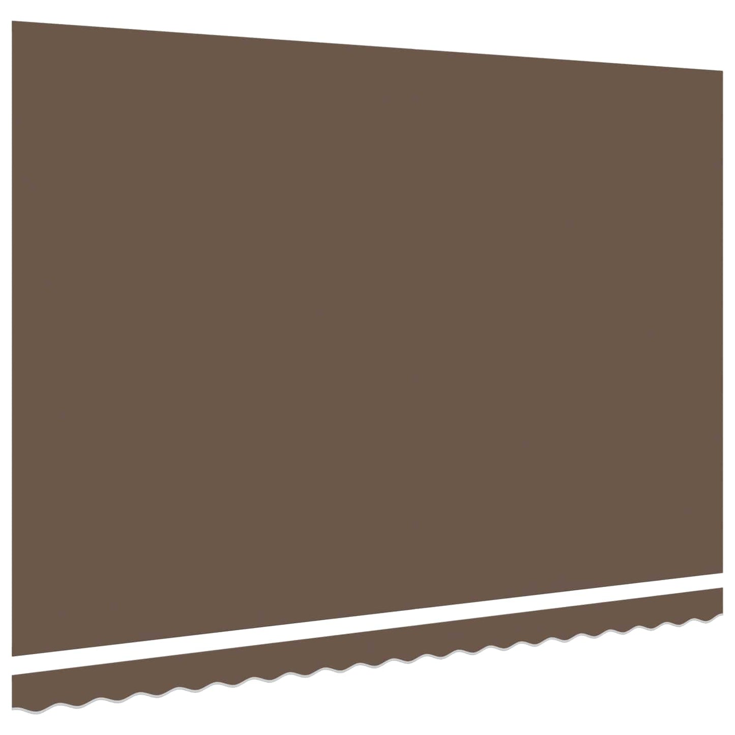 Reservedug til markise Gråbrun 4,5 × 3 m Polyester