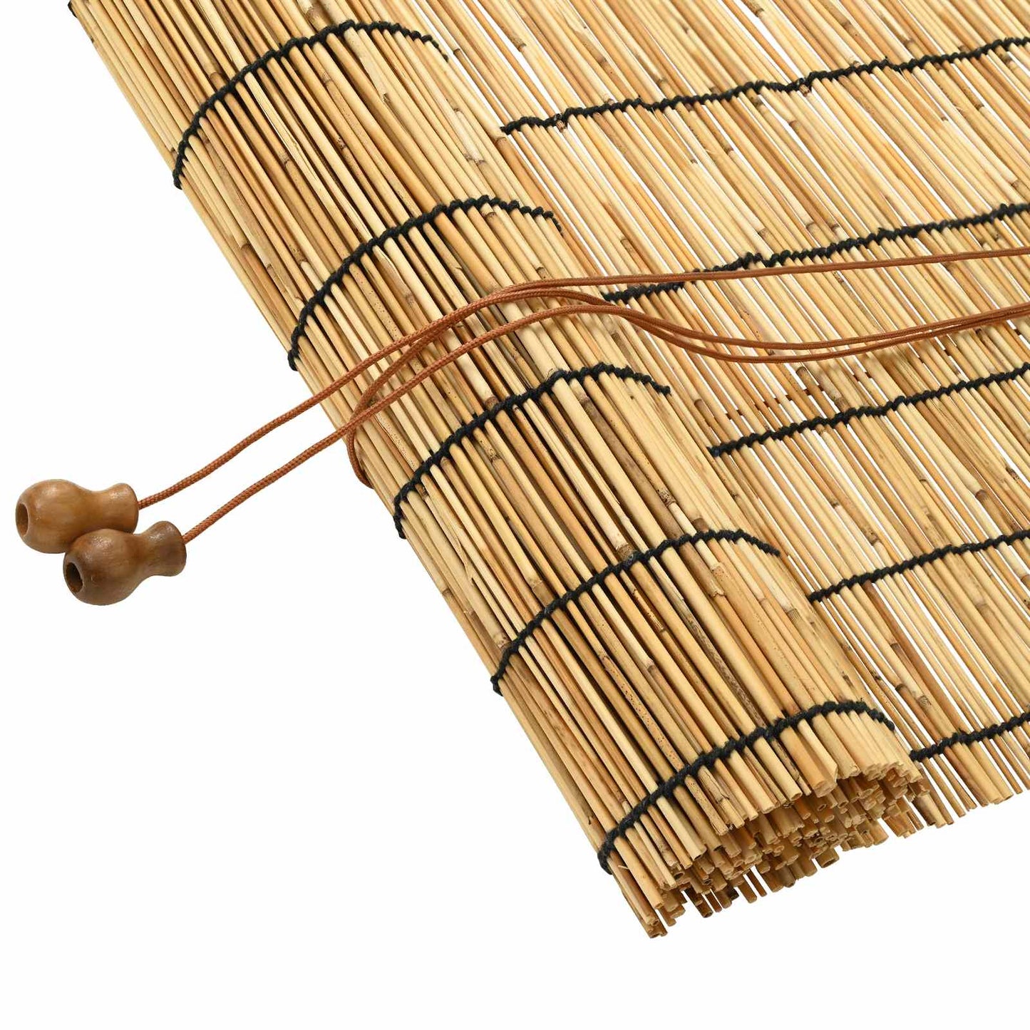 Rullegardin Naturfarvet 60 x 160 cm Rør