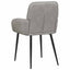 Spisestole 2 pcs Fløjl Lysegrå 57 x 50 x 85 cm