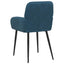 Spisestole 2 pcs Fløjl Blå 57 x 50 x 85 cm