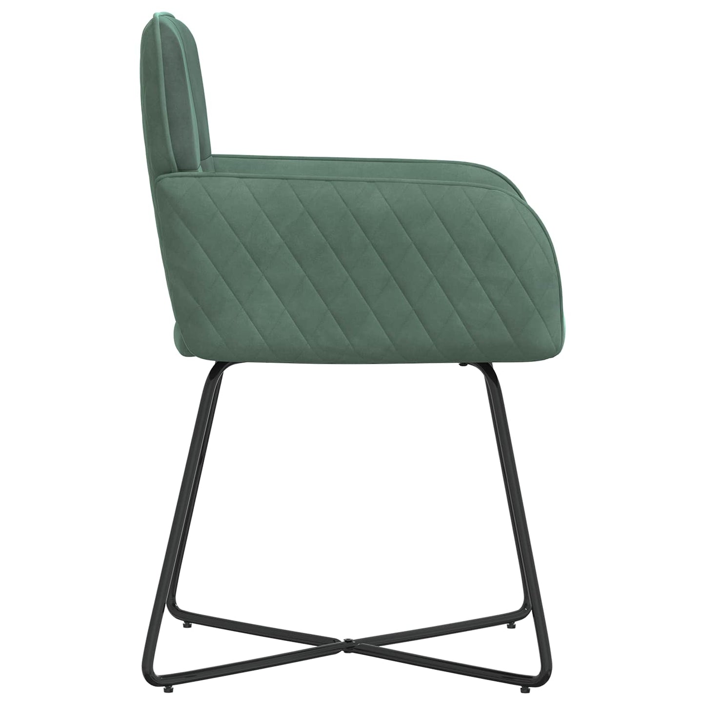 Spisestole 2 pcs Fløjl Havgrøn 59 x 56,5 x 86 cm
