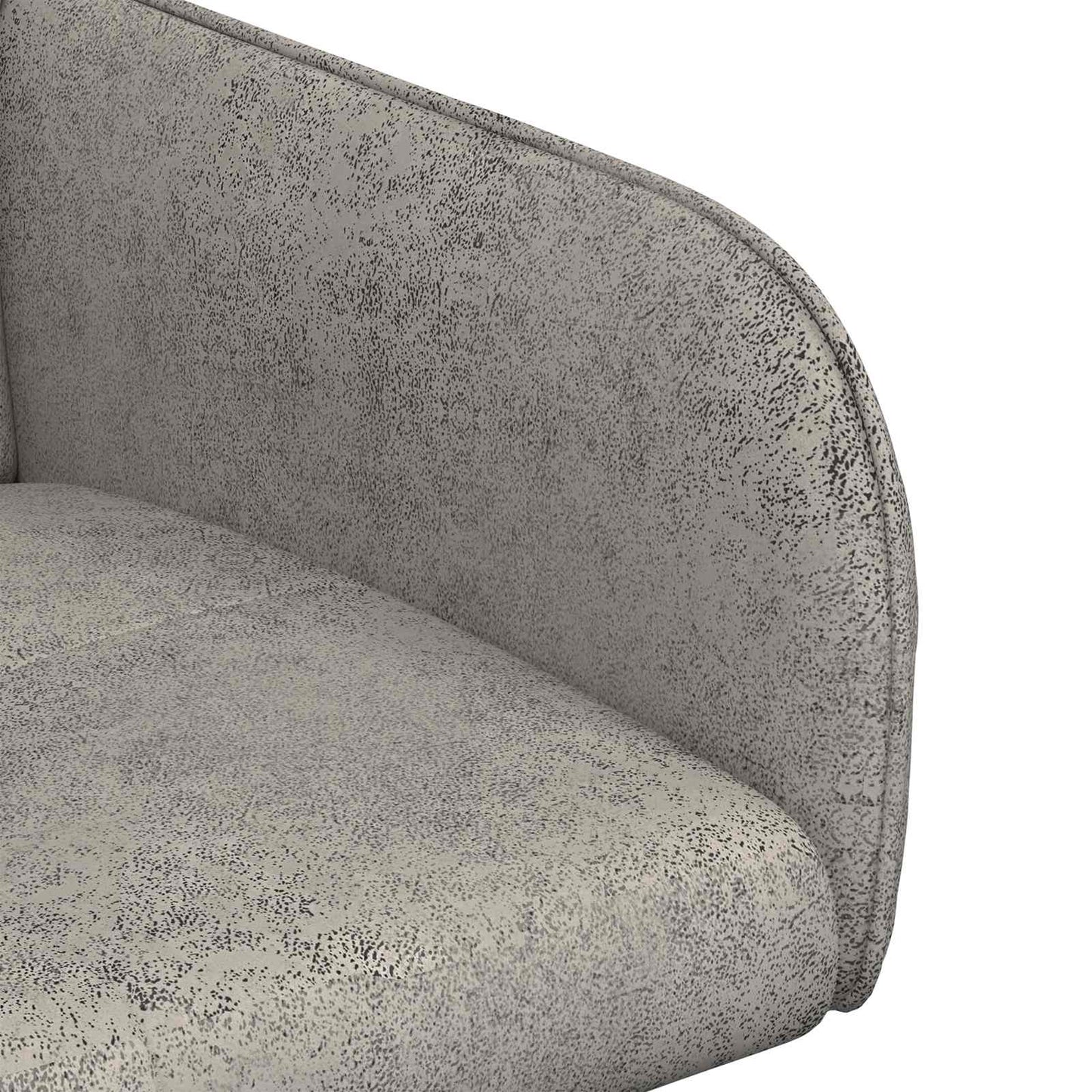 Spisestole 2 pcs Faux Suede Læder Lysegrå 59x56,5x85cm