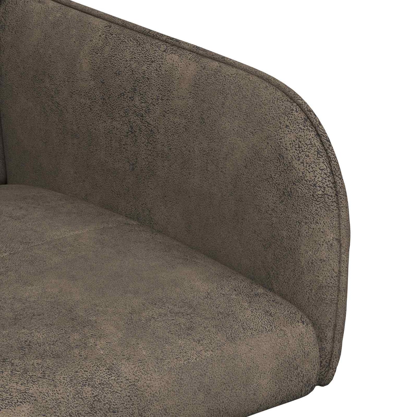Spisestole 2 pcs Faux Suede Læder Mørkegrå 59x56,5x85cm