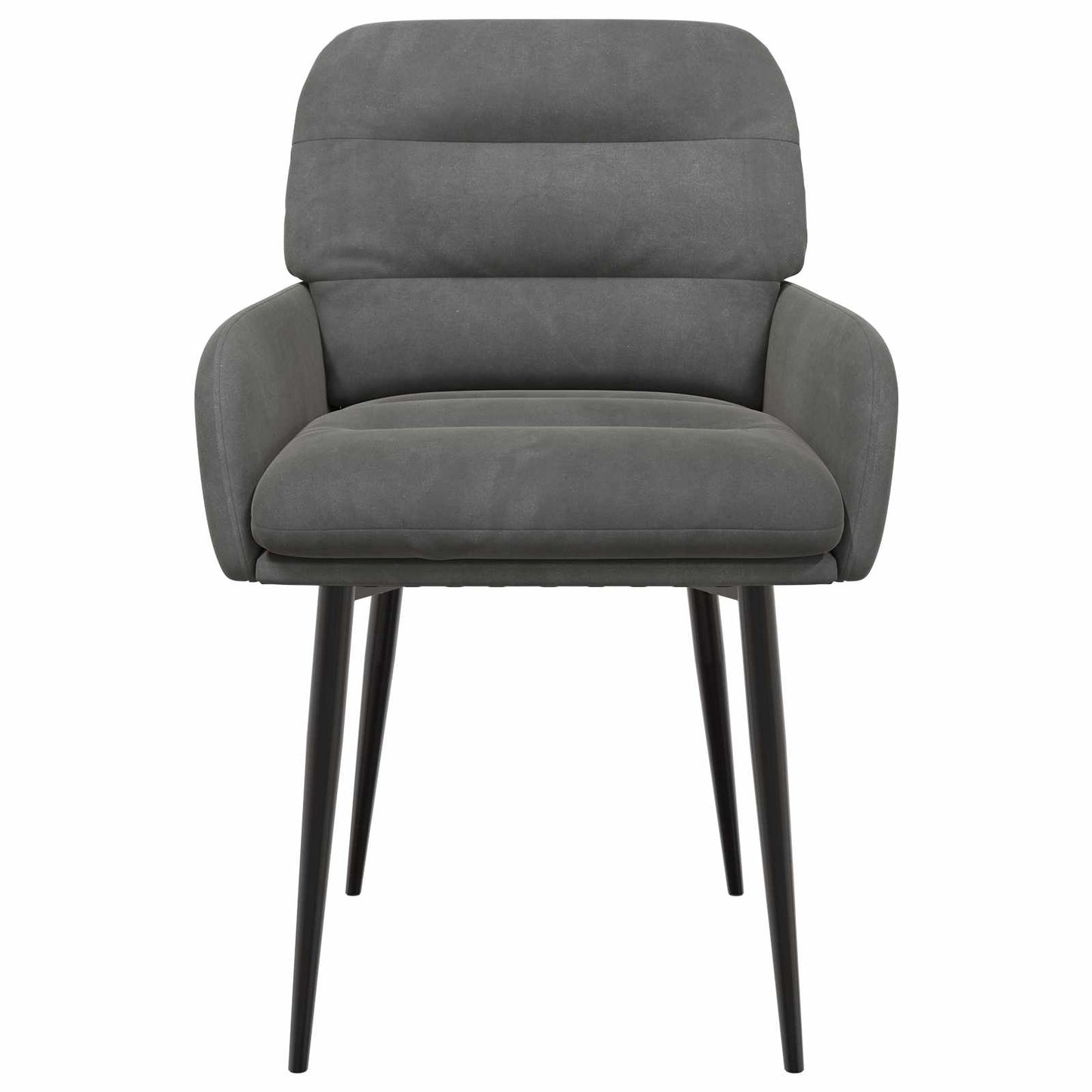 Spisestole 2 pcs Fløjl Mørkegrå 59 x 59,5 x 90 cm