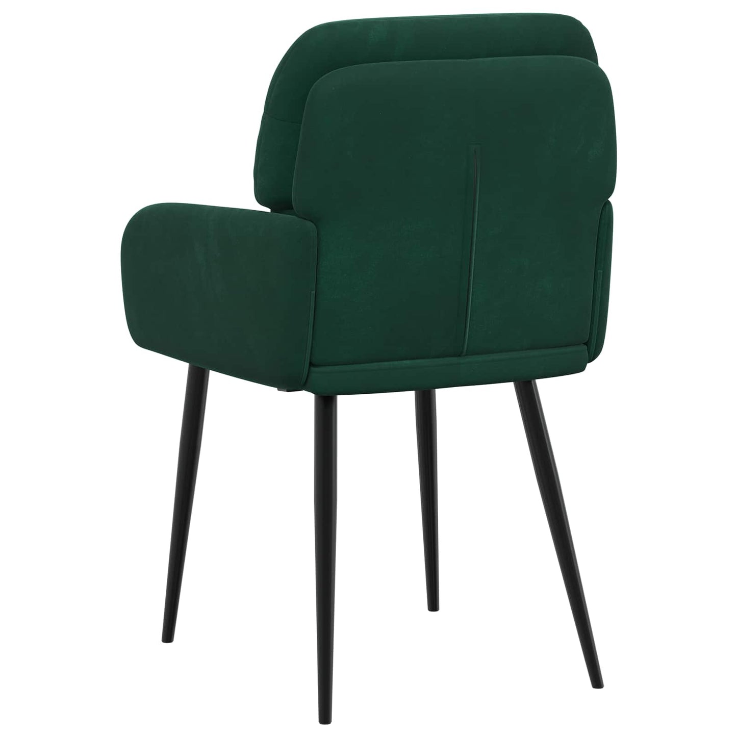 Spisestole 2 pcs Fløjl Mørkegrøn 59 x 59,5 x 90 cm