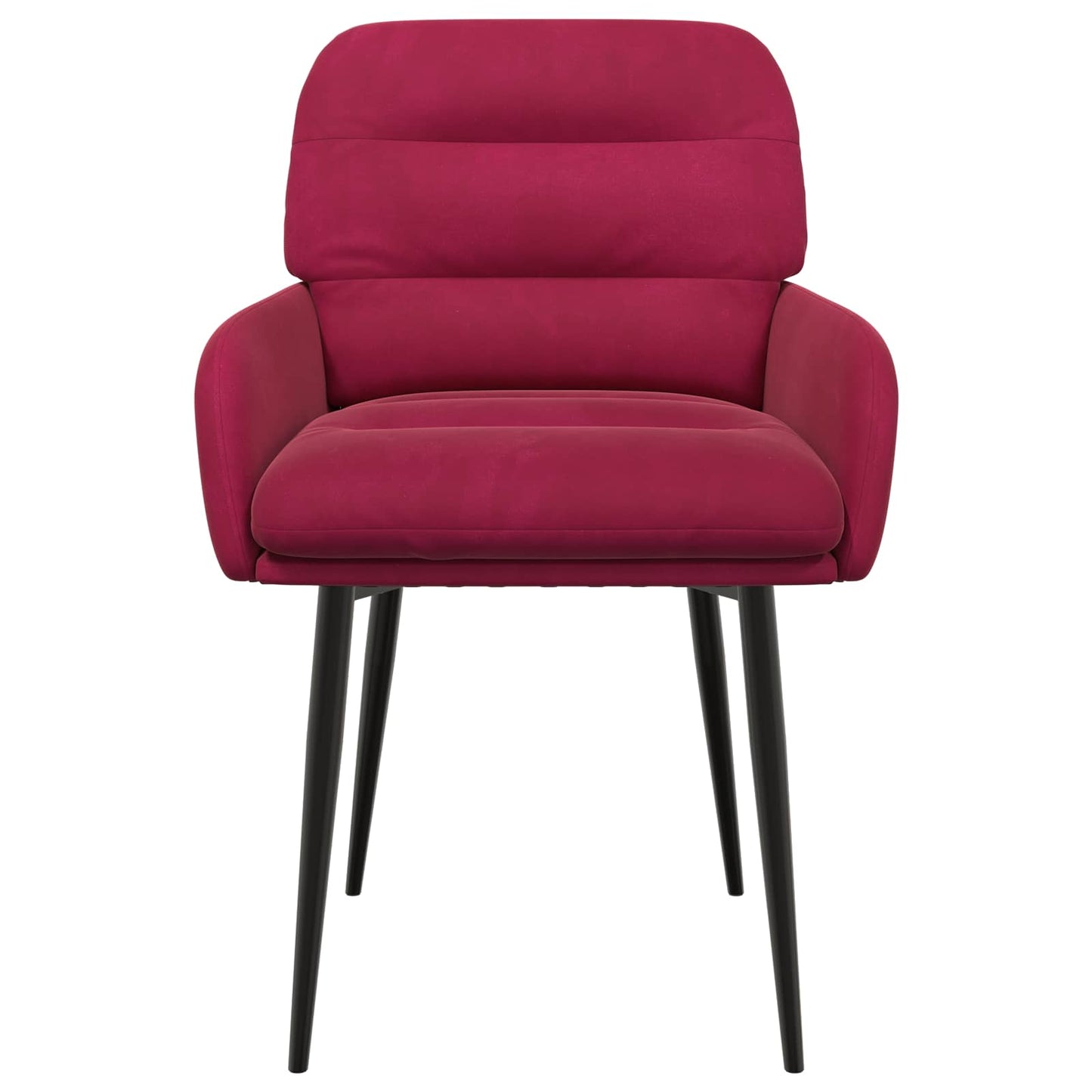 Spisestole 2 pcs Fløjl Vinrød 59 x 59,5 x 90 cm