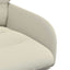 Svingende Spisestole 2 pcs Kunstlæder Cremefarvet