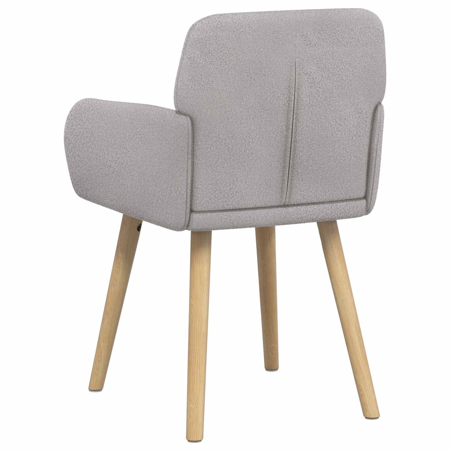 Spisestole 2 pcs Bouclé Lysegrå 59 x 57 x 85 cm