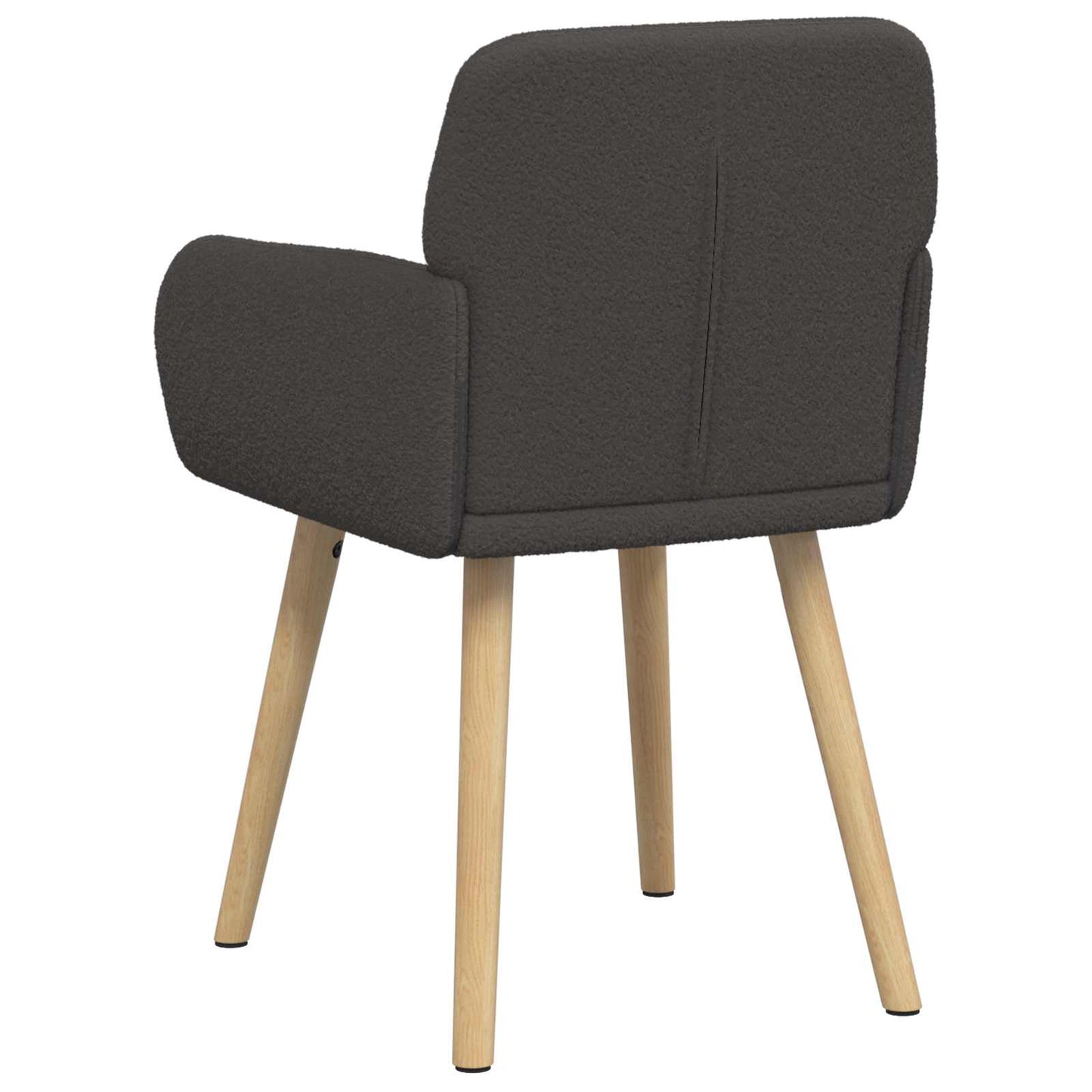 Spisestole 2 pcs Bouclé Mørkegrå 59 x 57 x 85 cm