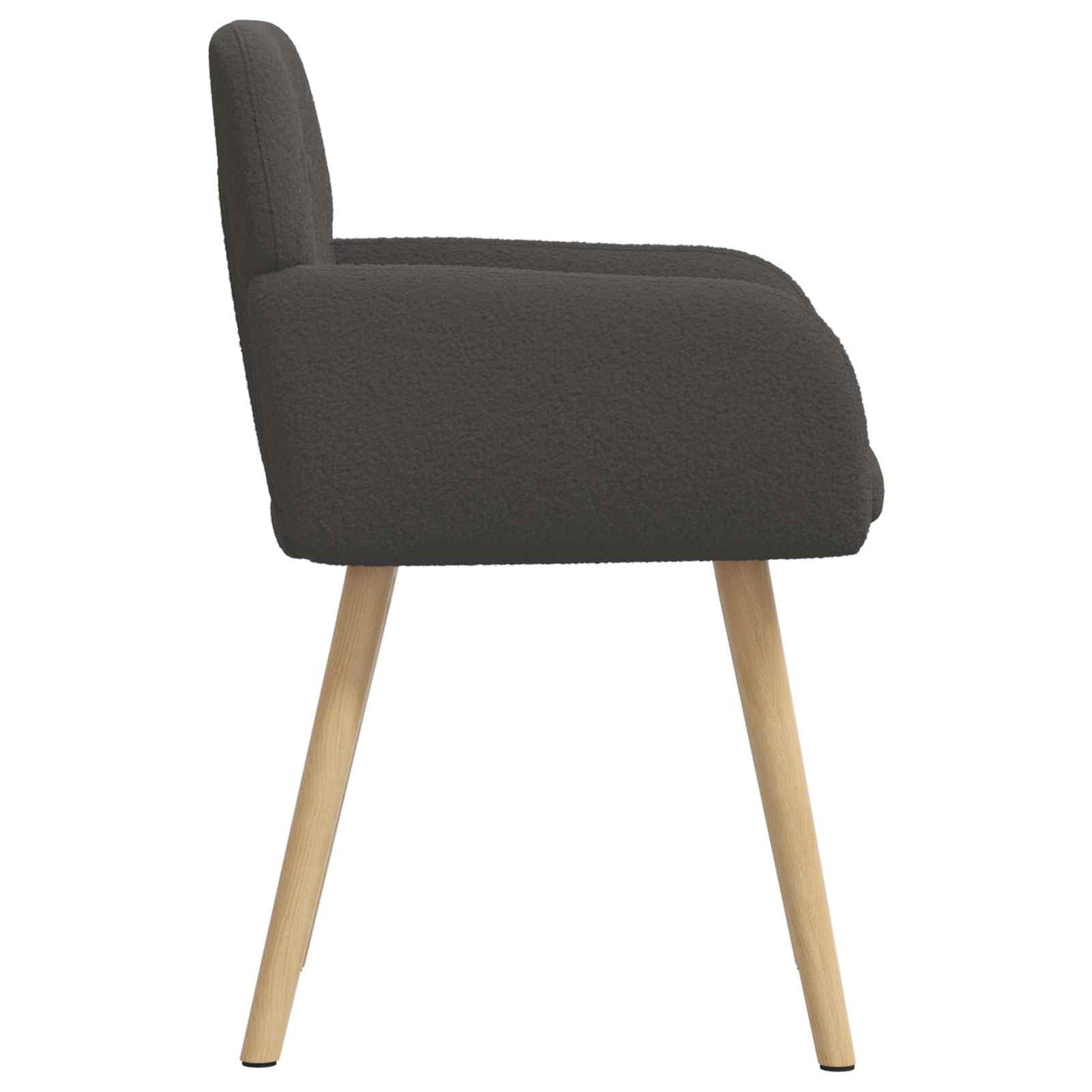 Spisestole 2 pcs Bouclé Mørkegrå 59 x 57 x 85 cm