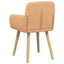 Spisestole 2 pcs Bouclé Beige 59 x 57 x 85 cm