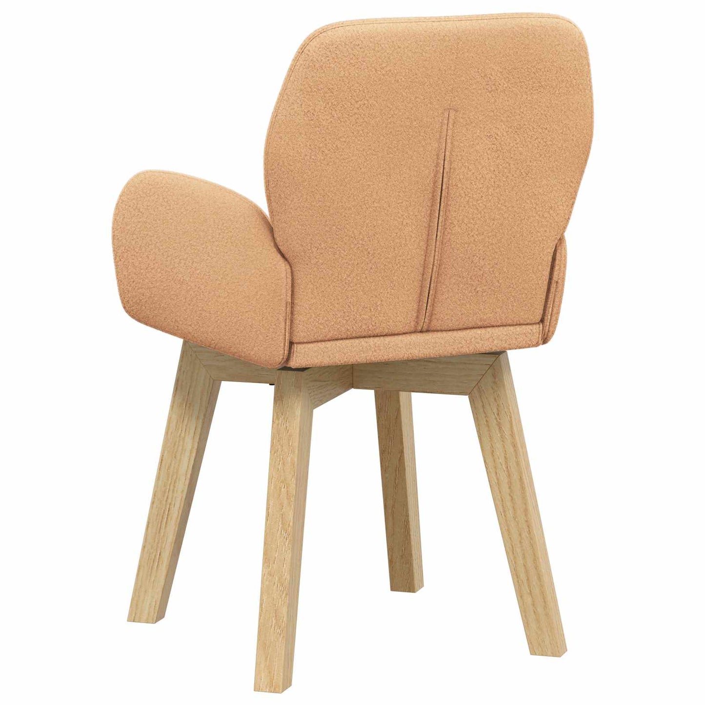 Svingende Spisestole 2 pcs Bouclé Beige 54 x 58 x 87 cm
