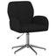 Svingbar skrivebordsstol 54 x 58 x 90 cm Sort Stof