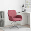 Svingbar skrivebordsstol 54 x 58 x 90 cm Vinrød Stof