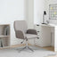Svingbar skrivebordsstol 54 x 58 x 90 cm Gråbrun Stof