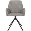 Svingende Spisestole 2 pcs Faux Suede Læder Lysegrå