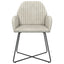Spisestole 2 pcs Fløjl Cremefarvet 55 x 50 x 84 cm