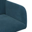 Spisestole 2 pcs Fløjl Blå 55 x 50 x 84 cm