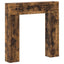Pejseramme Røget eg 102 x 18 x 100,5 cm Konstrueret træ