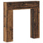 Pejseramme Gammelt træ 102 x 18 x 100,5 cm Konstrueret træ