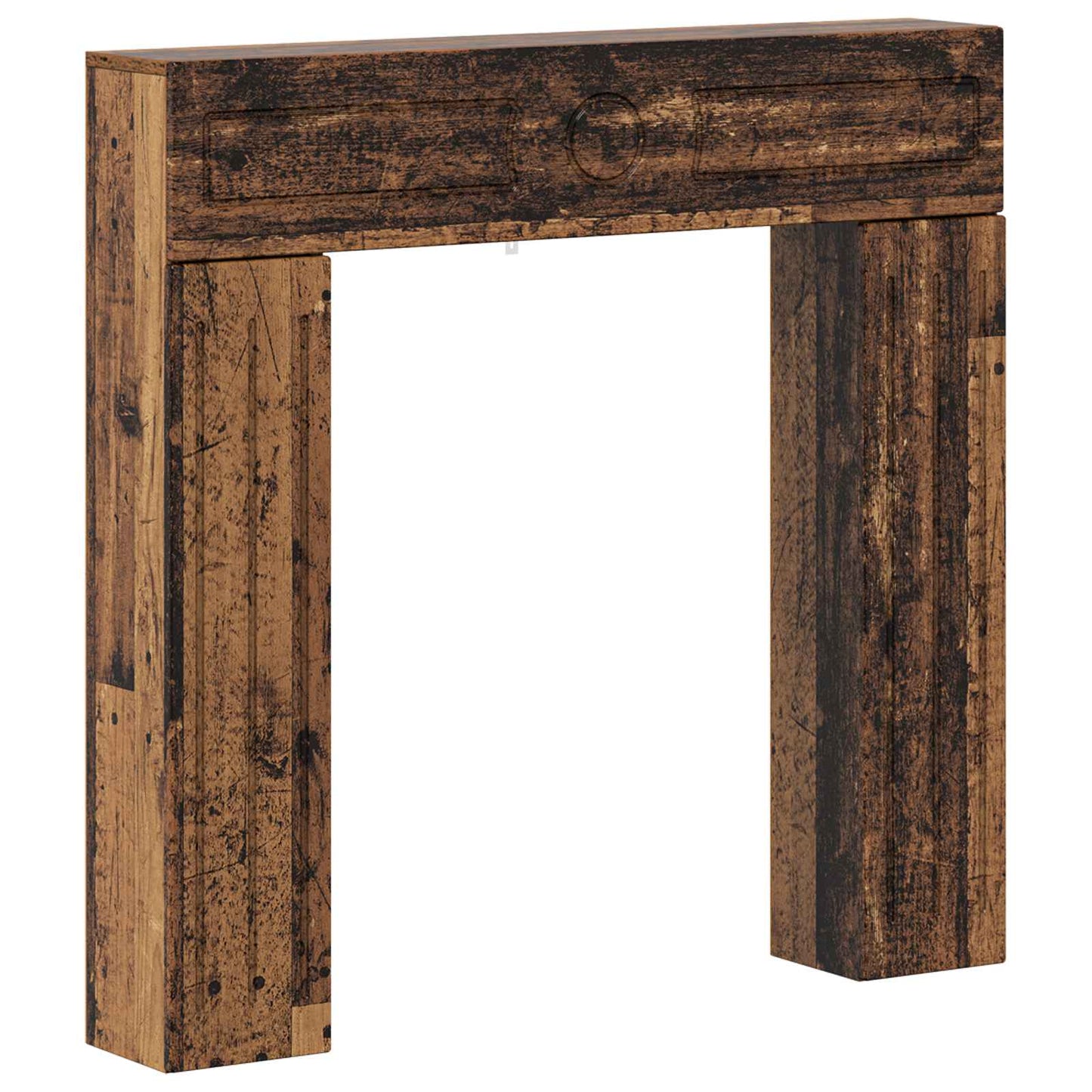 Pejseramme Gammelt træ 102 x 18 x 100,5 cm Konstrueret træ