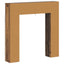 Pejseramme Gammelt træ 102 x 18 x 100,5 cm Konstrueret træ