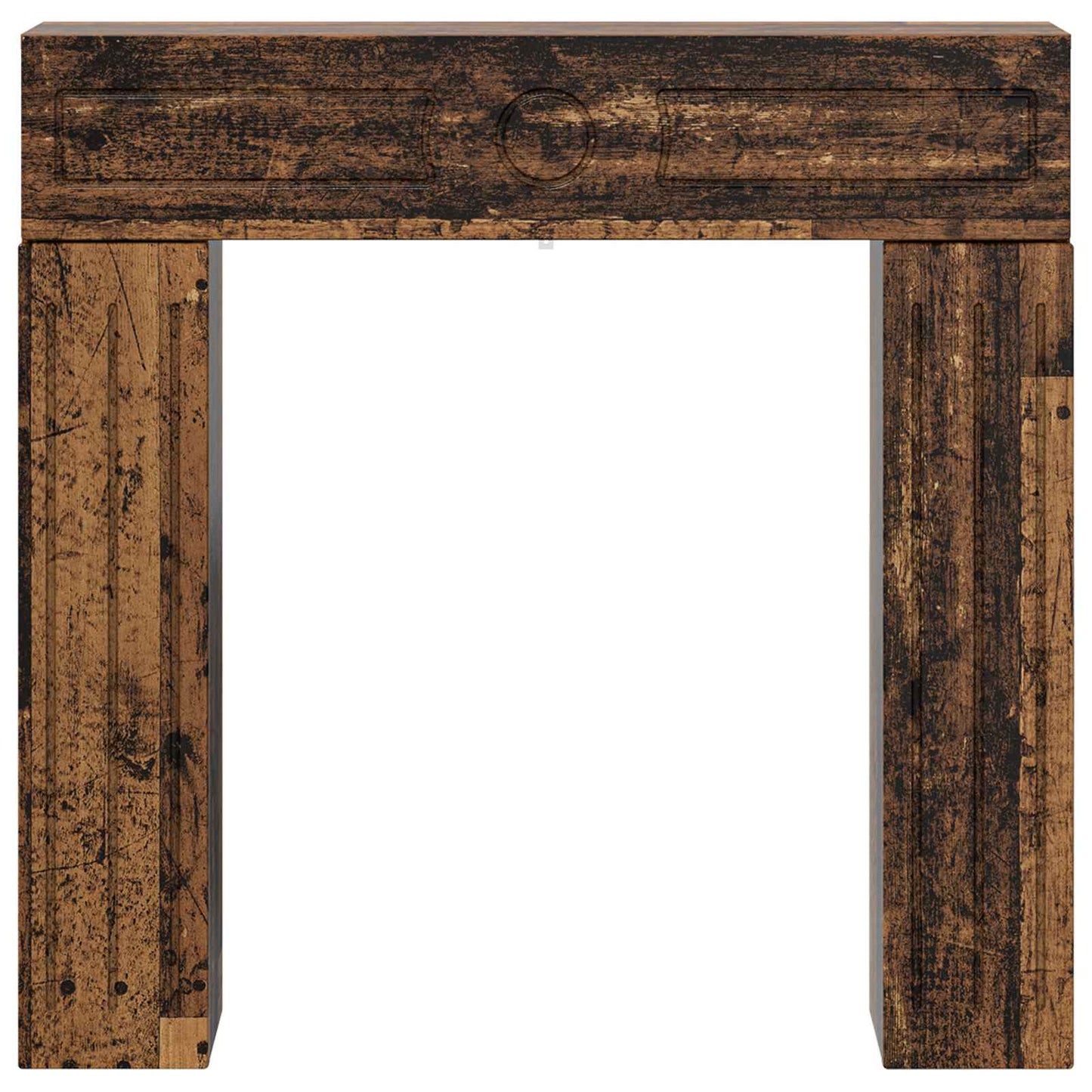 Pejseramme Gammelt træ 102 x 18 x 100,5 cm Konstrueret træ