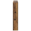 Pejseramme Gammelt træ 102 x 18 x 100,5 cm Konstrueret træ