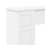 Pejseramme Hvid 100 x 20 x 100 cm Konstrueret træ