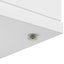 Pejseramme Hvid 100 x 20 x 100 cm Konstrueret træ