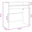 DJ Bord Hvid 102 x 45 x 102 cm Konstrueret træ