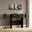 DJ Bord Sort eg 102 x 45 x 102 cm Konstrueret træ