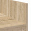 DJ Bord Sonoma-eg 102 x 45 x 102 cm Konstrueret træ