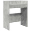 DJ Bord Betongrå 102 x 45 x 102 cm Konstrueret træ