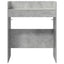 DJ Bord Betongrå 102 x 45 x 102 cm Konstrueret træ