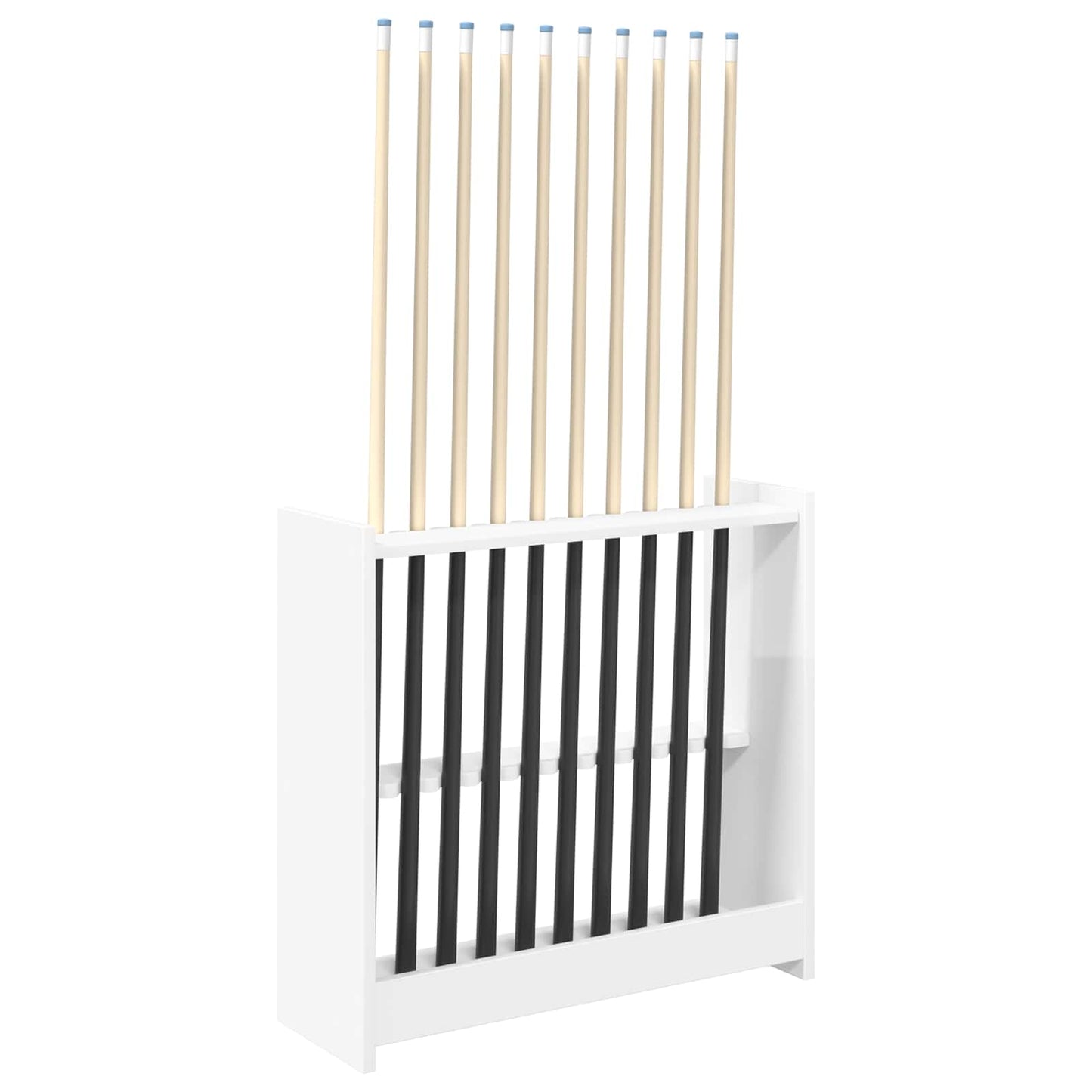 Billardkø støtter Konstrueret træ 60 x 20 x 57 cm Gloss Hvid