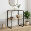 Konsolbord Sonoma-eg 60 x 42,5 x 70 cm Konstrueret træ