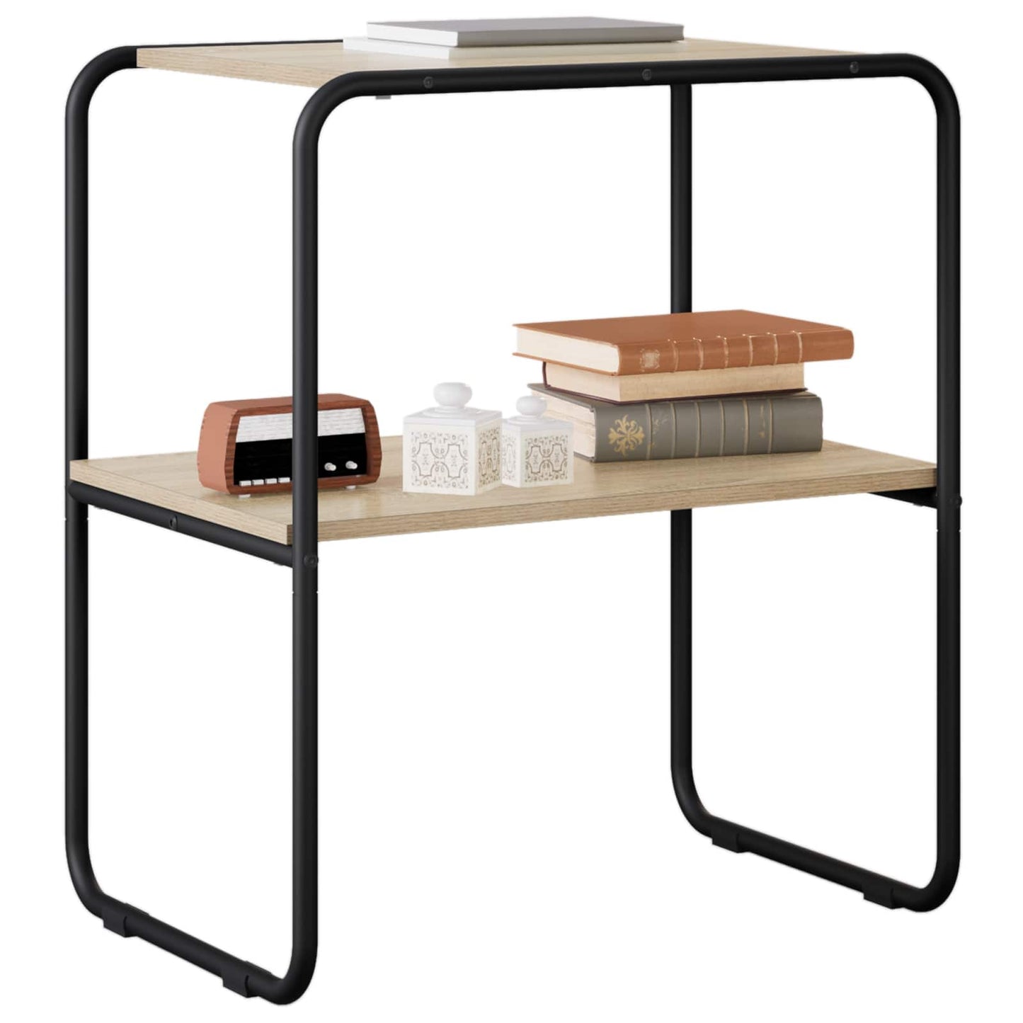 Konsolbord Sonoma-eg 60 x 42,5 x 70 cm Konstrueret træ