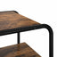 Konsolbord Røget eg 60 x 42,5 x 70 cm Konstrueret træ