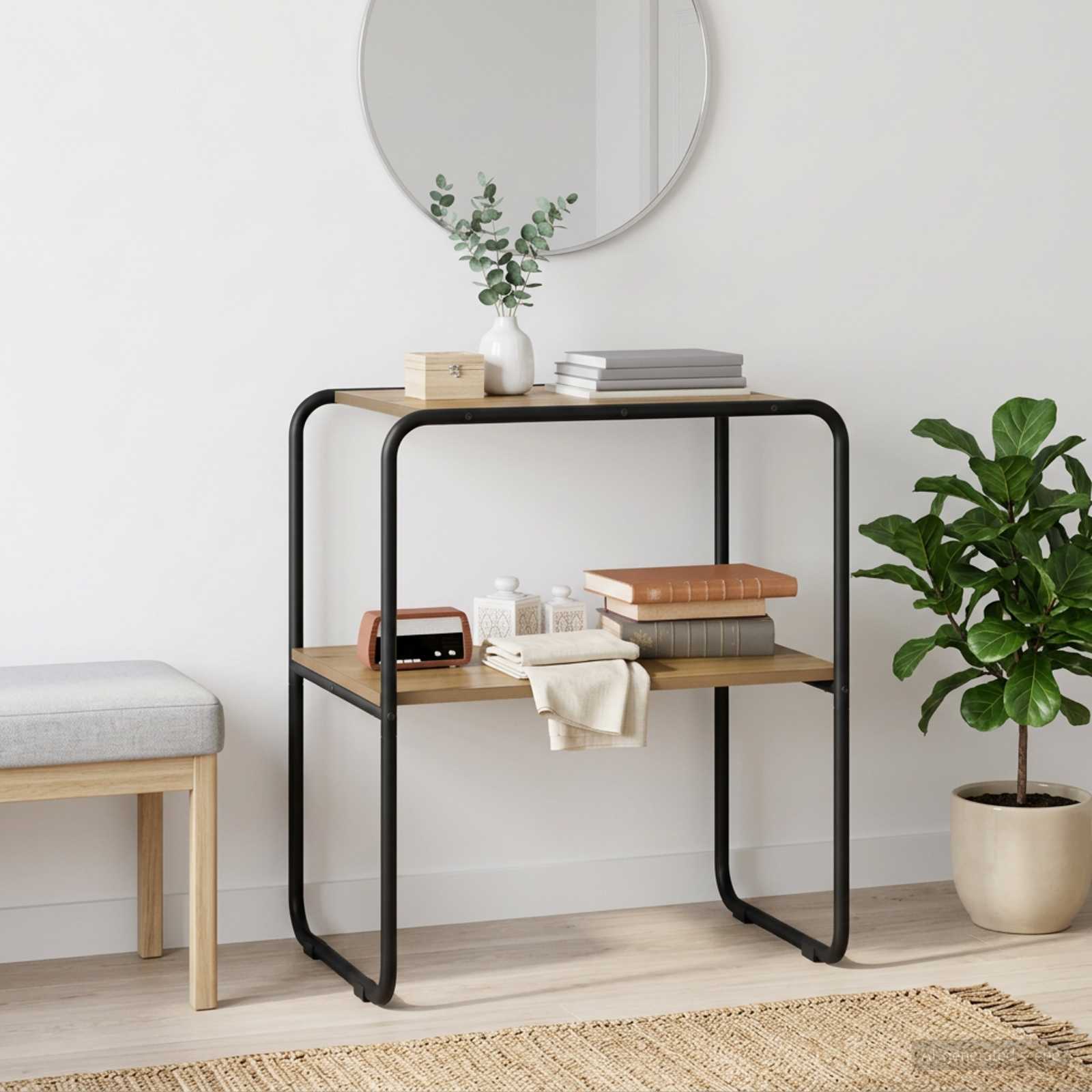Konsolbord Artisan-eg 60 x 42,5 x 70 cm Konstrueret træ billede