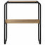 Konsolbord Artisan-eg 80 x 42,5 x 70 cm Konstrueret træ