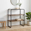 Konsolbord Røget eg 60 x 41 x 75 cm Konstrueret træ